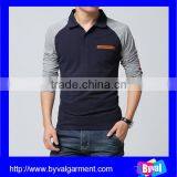 Custom 2016 Fashion New Design Polo Shirt for Men Long Sleeve Business Polo From Chinamanufacturer thumbnail-1