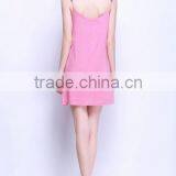 2017 Cheapsale Blank Sexy Ladies Fit Solid Gown Strap Summer Casual Dress China Supplier thumbnail-2