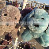 Rex Rabbit Fur Puppy Pom Pom Keychain 100% Rabbit Fur Dog Keychain Accessories Bag Charm Golf Cart Pendant Creative Keychain thumbnail-1