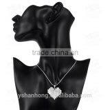 Silver Plated Pendant With Heart-shaped Necklace thumbnail-3