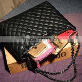 High Quality China Supplier Lady Single -Shoudler Messenger Bags Rhomboids Crossbody Chain Bag thumbnail-3