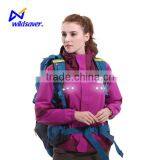 Hi Vis Windproof Waterproof Blue Windbreaker Jacket Custom thumbnail-3