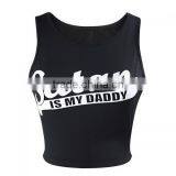 Milk Silk Crop Top Sleeveless Nightclub Top Womens Tank Top thumbnail-5