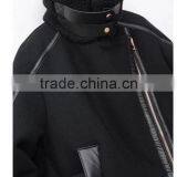 Europe Style Women Big Fur Coat Jacket Leather /Biker Jacket thumbnail-4