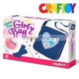 OEM Teaching Material Sewing Trendy Bag Denim Heart Bag thumbnail-2