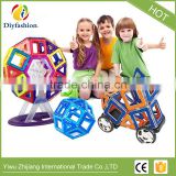 52pcs Promotional christmas amazing 3D ABS plastic magnetic building blocks toys for kids