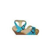 PU Material, New Designs, Top Quality, Blue 36-41 Size Ladies Wedge Sandals With 9cm Heels thumbnail-1