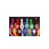 Chinese / Japan Movt Ice Love Watch, Jelly Wristwatch With 3d Heart Pattern