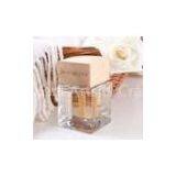 100ml Oil Reed Diffuser, Square Glass Reed Diffuser With Wood Wick TS-RD23