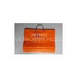 Die Cut Orange Soft Loop Handle Bag LDPE / PPE for Gift Packaging thumbnail-1
