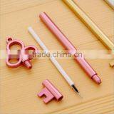 Cute Novel Cartoon KEY Shape Promotional Gel Pen for School Kids thumbnail-2