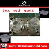 High quality plastic injection thin wall food box mould