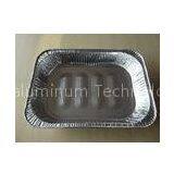 0.1mm Silver Disposable Turkey Roasting Pan / Aluminum Foil Food Container thumbnail-1