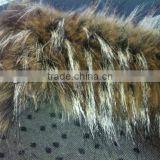 Luxury Fake long pile fake fox fur fabric for winter
