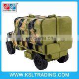 Military Fighter Truck Toy With Various Shooting Sounds and Light, Mini Army Soldier Included thumbnail-2