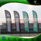 Durable Double Sided Logo Printing Beach Flag For Sale / Customize Beach Flag For Advertising