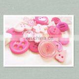 14mm Natural Flower Shape Wooden Coat Sewing Button /Brass Magnet Button For Leather Bags thumbnail-3