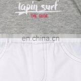 2017 Summer Wear High Quality Boy's Suit Grey Cotton Blended Monkey Printed T-shirts and Shorts thumbnail-3