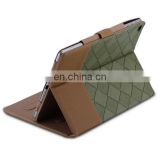 Contrast Color Smart Cover Leather Case with Holder for iPad Air 2