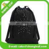 Graceful Drawstring Bags for Sale Black Backpack With Good Quality thumbnail-6