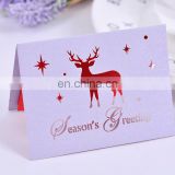 2017 christmas decorating greeting card postcard printing custom logo