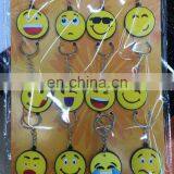New Developed 36 Styles Soft PVC Emoji Keychains thumbnail-4