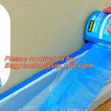43.3 Inch Roll Plastic Pre-taped Masking Film, Drop Cloth, Masker Roll for Car Paint, Plasti Dip Masking, Auto Paint Ove