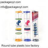 High Quality Round Bottle Plastic Box Custom Round Tube Plastic Box Factory Plastic Box Package of OYT Package