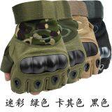 Outdoor Tactical Outings, Mountaineering, Camping, Hunting, Half-finger Gloves, Microfiber Hard Shell thumbnail-4