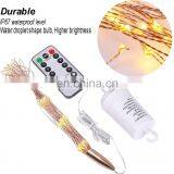 200 LED Copper Wire Firework Lights,Battery Operated Starburst Light With Remote,8 Modes String Fairy Lights thumbnail-6