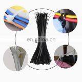 Hampool High Quality Black 9.0*820MM Eco Flexible Self-locking Nylon Plastic Cable Tidy thumbnail-5