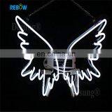 Drop Shipping No MOQ Rebow Promotion Price Custom LED Butterfly Angle Wing Neon Sign thumbnail-4