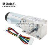 Chihai Motor CHW-GW4058-555 ABHL Hith Torque DC 12V 24V Turbine Worm Helical Gear Reducer Motor Powerful Geared Motor thumbnail-6