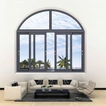 Fashion beautiful Home Door Supplier Aluminium alloy Frame Sliding double Glass Window