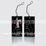 Best quality custom paper hang tags and jeans hang tag design