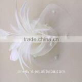 New British Style Feather Fascinator For Party Girls Hair Ornament Wholesale Quality Choice thumbnail-6