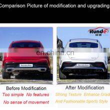 Runde PP Material Body Parts Rear Lip Exhaust For Mercedes-Benz GLE 54 400 Coupe Modified AMG Style Rear Lip Exhaust thumbnail-4