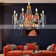 Art Decoration Creative Design Crystal Hall Chandelier Living Room Lusters Bedroom Dinning Room Lighting Fixture Home Decoration thumbnail-5