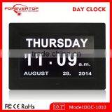 Hot Sell High Definition Digital Big Screen Day of Week Clock for Elder