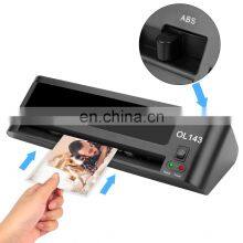 Professional Heat Assist Card Photo Cold Hot Roll Automatic Laminadora Frio A4 230c Desktop Machine Passport Pouch Laminator thumbnail-1