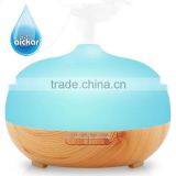 Aromatherapy Diffuser Wood Grain and Grass Cool Mist Ultrasonic Essential Oil Diffuser With LED Light AN-0433 thumbnail-5