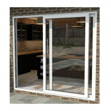High Quality Thermal Break Double Glazed Aluminium Sliding Stacking Door thumbnail-5