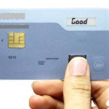 ODM OEM Cold Laminating Technology 13.56mhz PVC Fingerprint Chip Card Biometric Card for Access Control thumbnail-4