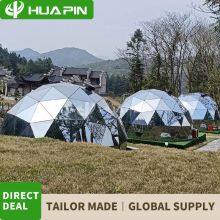 Outdoor 6m 7m Diameter Camp Site Glamping Glass Dome Hotel Tent thumbnail-4