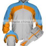 Track Suit in Cream, Yellow & Sky Blue Color