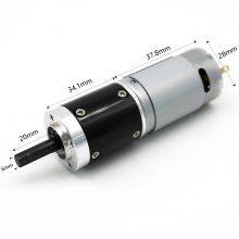 28mm Planetary Gear Motor 24V 12V High Torque Brush Motor thumbnail-1