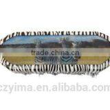 New! Horse Dandy Brush With 3D Zebra Image Pattern thumbnail-1