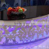 LED Flash Hollow Stainless Steel Coffee Table thumbnail-1