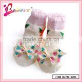 100% Cotton Thin Socks Wholesale Elite Socks,baby Socks With Ribbon Bow thumbnail-3