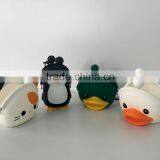 2016 New Design Promotional 3D Cute Cat Shape Silicone Coin Purse /animal Wallet With Rubber Squeeze thumbnail-4